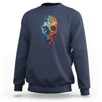 Autism Awareness Cool Puzzle Skull Sweatshirt - Wonder Print Shop