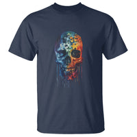 Autism Awareness Cool Puzzle Skull T Shirt - Wonder Print Shop