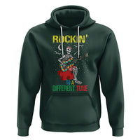 Autism Awareness Hoodie Rockin' To A Different Tune Skeleton - Wonder Print Shop