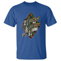 Autism Awareness T Shirt Rockin' To A Different Tune Skeleton - Wonder Print Shop