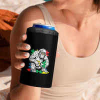 Autism Awareness Bigfoot Puzzle Autistic Warrior 4 in 1 Can Cooler Tumbler