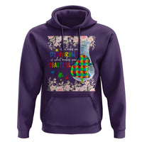 Autism Awareness Hoodie What Makes You Different Is What Makes You Beautiful Autistic Elephant Mom
