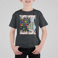 Autism Awareness T Shirt For Kid What Makes You Different Is What Makes You Beautiful Autistic Elephant Mom - Wonder Print Shop