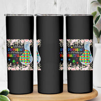Autism Awareness Skinny Tumbler What Makes You Different Is What Makes You Beautiful Autistic Elephant Mom