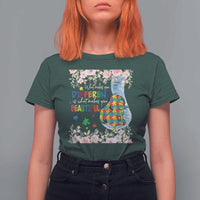 Autism Awareness T Shirt For Women What Makes You Different Is What Makes You Beautiful Autistic Elephant Mom - Wonder Print Shop