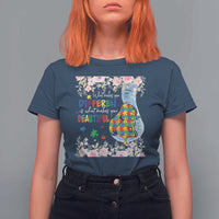 Autism Awareness T Shirt For Women What Makes You Different Is What Makes You Beautiful Autistic Elephant Mom - Wonder Print Shop