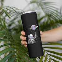 Autism Awareness Skinny Tumbler Astronaut Puzzle Balloon Autistic Outer Space