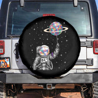 Autism Awareness Spare Tire Cover Astronaut Puzzle Balloon Autistic Outer Space