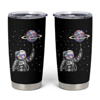 Autism Awareness Tumbler Cup Astronaut Puzzle Balloon Autistic Outer Space