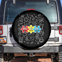 Autism Awareness Puzzle Periodic Table Autistic Spare Tire Cover