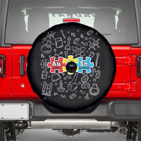 Autism Awareness Puzzle Periodic Table Autistic Spare Tire Cover