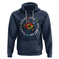 Autism Awareness Hoodie Special Teacher Teach Accept Understand Love - Wonder Print Shop