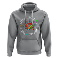 Autism Awareness Hoodie Special Teacher Teach Accept Understand Love - Wonder Print Shop