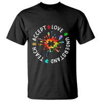 Autism Awareness T Shirt Special Teacher Teach Accept Understand Love - Wonder Print Shop