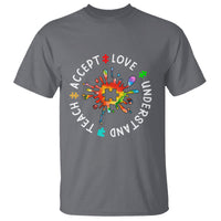 Autism Awareness T Shirt Special Teacher Teach Accept Understand Love - Wonder Print Shop