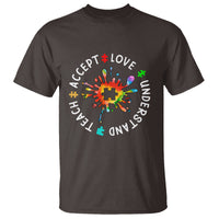 Autism Awareness T Shirt Special Teacher Teach Accept Understand Love - Wonder Print Shop