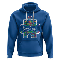 Autism Awareness Hoodie Special Teacher Teach Accept Understand Love - Wonder Print Shop