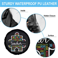 Autism Awareness Spare Tire Cover Special Teacher Teach Accept Understand Love
