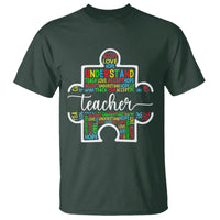 Autism Awareness T Shirt Special Teacher Teach Accept Understand Love - Wonder Print Shop