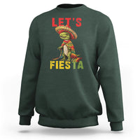 Cinco De Mayo Sweatshirt Let's Fiesta Mexican Dinosaur Toddler Boys - Wonder Print Shop