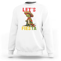 Cinco De Mayo Sweatshirt Let's Fiesta Mexican Dinosaur Toddler Boys - Wonder Print Shop