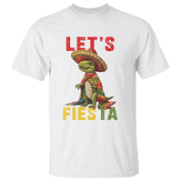 Cinco De Mayo T Shirt Let's Fiesta Mexican Dinosaur Toddler Boys - Wonder Print Shop