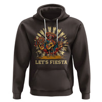 Cinco De Mayo Hoodie Let's Fiesta Skeleton Dancing Mexican Party - Wonder Print Shop