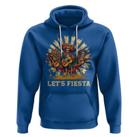Cinco De Mayo Hoodie Let's Fiesta Skeleton Dancing Mexican Party - Wonder Print Shop