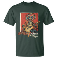 Cinco De Mayo T Shirt Mariachi Skeleton Playing Guitar Mexican Party - Wonder Print Shop