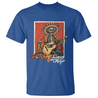 Cinco De Mayo T Shirt Mariachi Skeleton Playing Guitar Mexican Party - Wonder Print Shop