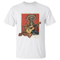 Cinco De Mayo T Shirt Mariachi Skeleton Playing Guitar Mexican Party - Wonder Print Shop