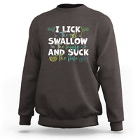Cinco De Mayo Sweatshirt I Lick The Salt Swallow The Tequila - Wonder Print Shop
