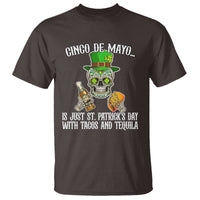 Cinco De Mayo Is Just ST. Patrick's Day With Tacos And Tequila T Shirt - Wonder Print Shop