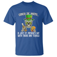 Cinco De Mayo Is Just ST. Patrick's Day With Tacos And Tequila T Shirt - Wonder Print Shop