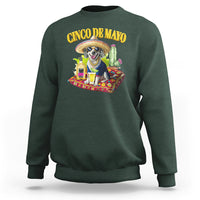 Cinco De Mayo Dog Lover Sweatshirt Funny Cool Dog Mexican Sombrero Drinking Tequila - Wonder Print Shop