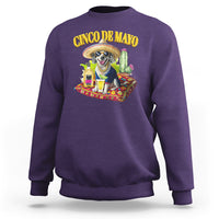 Cinco De Mayo Dog Lover Sweatshirt Funny Cool Dog Mexican Sombrero Drinking Tequila - Wonder Print Shop