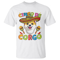 Cinco De Mayo Dog Lover T Shirt Corgo Corgi Mexican Sombrero Maracas - Wonder Print Shop