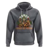 Cinco De Mayo Cat Lover Hoodie Cute Mexican Cat Mariachi Cinco De Meow - Wonder Print Shop