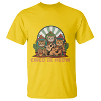 Cinco De Mayo Cat Lover T Shirt Cute Mexican Cat Mariachi Cinco De Meow - Wonder Print Shop