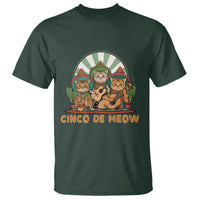 Cinco De Mayo Cat Lover T Shirt Cute Mexican Cat Mariachi Cinco De Meow - Wonder Print Shop