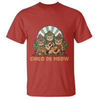 Cinco De Mayo Cat Lover T Shirt Cute Mexican Cat Mariachi Cinco De Meow - Wonder Print Shop
