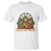 Cinco De Mayo Cat Lover T Shirt Cute Mexican Cat Mariachi Cinco De Meow - Wonder Print Shop