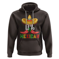Funny Cinco De Mayo Hoodie 0% Mexican Fiesta Sombrero - Wonder Print Shop