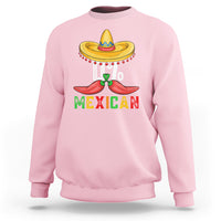 Funny Cinco De Mayo Sweatshirt 0% Mexican Fiesta Sombrero - Wonder Print Shop