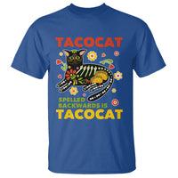 Funny Taco Cat Lover T Shirt Tacocat Spelled Backwards Tacos And Mexican Cats - Wonder Print Shop