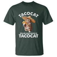 Funny Taco Cat Lover T Shirt Tacocat Spelled Backwards Tacos And Meme Cats - Wonder Print Shop