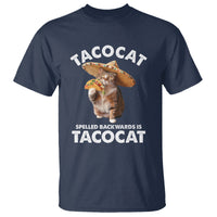 Funny Taco Cat Lover T Shirt Tacocat Spelled Backwards Tacos And Meme Cats - Wonder Print Shop
