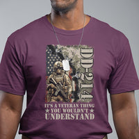 Army Forces Retirement DD-214 T Shirt It's A Veteran Thing You Wouldn't Understand - Wonder Print Shop