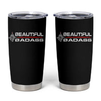 Beautiful Badass Strong Women Female Military Tumbler Cup