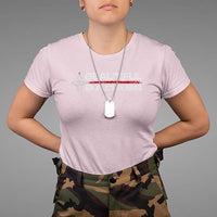 Beautiful Badass Strong Women Female Military T Shirt - Wonder Print Shop